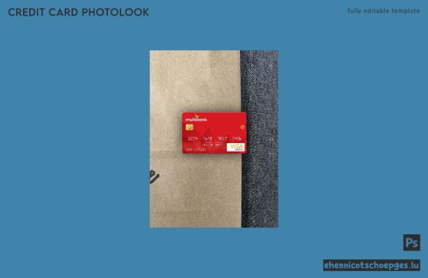Panama Multibank Visa Electron Karte Fotoansicht Beispielvorschau